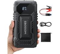 Booster Avviamento Auto, Avviatore Portatile, 10000mAh Avviatore Batteria veicolo, Jump Starter macchina con LED Torcia, Ricarica USB, Kit di Viaggio e Attrezzi di Emergenza