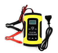 Booster Avviamento Auto,Starter Batteria Auto Completa auto automatica caricabatteria 110V a 220V a 12V 6A Intelligent Power di ricarica rapida visualizzazione asciutto bagnato digitale