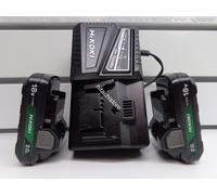 BOOSTER PACK 2 HIKOKI : 2 BATT. BSL1820M 18V 2.0Ah + CARICABATTERIA UC18YFSL