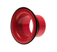 Booster professionale per grancassa, anelli in gomma ABS, facile installazione, 17 cm, migliora la risonanza acustica e la proiezione del suono, aumento del tamburo basso
