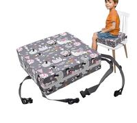 Booster Seat - washable cushion, dining pad | soft height booster with adjustable straps, child seating solution for and, ideal for meals, art activities, home learning setups