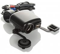 Booster USB+DC12/24V Alimentazione, nero