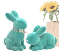 Boosts Holiday Spirit: Bunny Figurines Enhance Home Decoration With Their Ability To Evoke Springtime Joy, Bringing An Easter Atmosphere Into Living Spaces And Uplifting Festive Holiday Moods, Ensurin