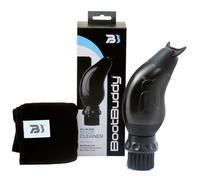 Boot Buddy 2.0 - Pulisci scarpe e spazzola per stivali con asciugamano (nero) - Kit di pulizia per scarpe - Pulisce senza sforzo calzature all'aperto, scarpe da calcio, passeggiate, scarpe da