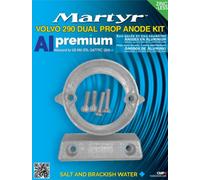 Boot & Motor Alluminio Set Anodo IN per Compatibile Volvo Penta 290 Duo Prop /