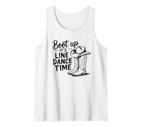 Boot Up It’s Line Dance Time Ballo Country Design Canotta