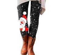 Boot Women Elastic Slim Leggings Pantaloni Casual di Natale Pantaloni Lunghi Stampati a fiammifero Abbigliamento in Pile