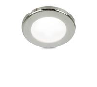 Bootbeleuchtung Rotondo EuroLED75 190lm 12V 5000K Inox HELLA MARINE Bianco Luce