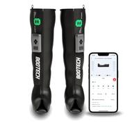 BOOTECH Pressoterapia Wireless per Casa, Massaggiatore Gambe Stanche, Recovery Boots Migliora Circolazione, Recupero Muscolare, Drenaggio Linfatico, Anticellulite, Batteria 3H Controllo App (M)