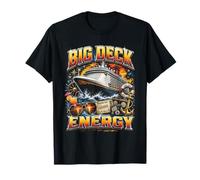Bootleg Big Deck Energy Divertente Vacanza in Crociera Maglietta