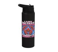 Bootleg Mi piacciono le code grandi e non posso mentire divertente aragosta Stainless Steel Insulated Water Bottle