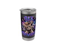Bootleg Six Seven Meme Space Galaxy - Simpatici gatti Bicchiere termico in acciaio inox doppia parete