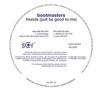 Bootmasters Friends (Just Be Good to Me) (Vinyl LP)
