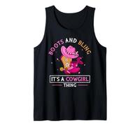 Boots and Bling It’s a Cowgirl Thing Rodeo Gift Canotta