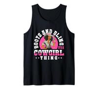 Boots and Bling It’s a Cowgirl Thing Rodeo Gift Canotta