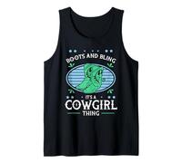 Boots and Bling It’s a Cowgirl Thing Rodeo Gift Canotta