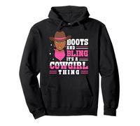 Boots and Bling It’s a Cowgirl Thing Rodeo Gift Felpa con Cappuccio