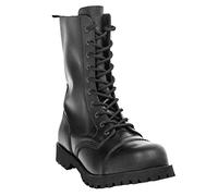Boots & Braces - 10 fori Stivali Rangers Nero Dimensione, 40, 39 EU