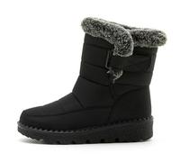 Boots Donna Neve Stivali Invernali in Offerta Scarpe da Passeggio con Imbottiti Caldi Scarpe da Neve Inverno Stivaletti da Trekking Eleganti Stivali da Donna Doposci Leggeri Scarponi Snow Waetpoof
