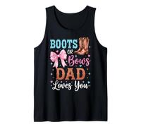 Boots Or Bows Dad Loves You Canotta