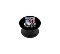 Boots Or Bows Uncle Loves You PopSockets PopGrip Adesivo