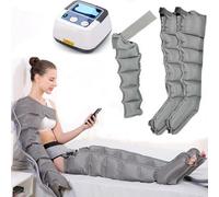 Boots Pressoterapia,Compressione d'aria elettrica a 6 cavità per la circolazione, dimensione delle gambe caviglie, sollievo dal dolore e rilassamento