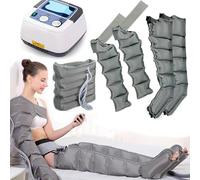 Boots Pressoterapia,Compressione d'aria elettrica a 6 cavità per la circolazione, dimensione delle gambe caviglie, sollievo dal dolore e rilassamento
