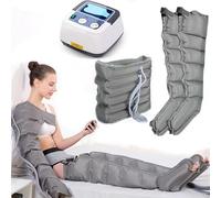 Boots Pressoterapia,Compressione d'aria elettrica a 6 cavità per la circolazione, dimensione delle gambe caviglie, sollievo dal dolore e rilassamento
