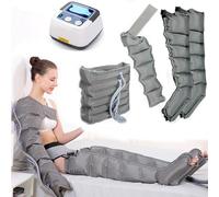 Boots Pressoterapia,Compressione d'aria elettrica a 6 cavità per la circolazione, dimensione delle gambe caviglie, sollievo dal dolore e rilassamento