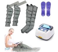 Boots Pressoterapia,Compressione d'aria elettrica a 6 cavità per la circolazione, dimensione delle gambe caviglie, sollievo dal dolore e rilassamento