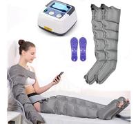 Boots Pressoterapia,Compressione d'aria elettrica a 6 cavità per la circolazione, dimensione delle gambe caviglie, sollievo dal dolore e rilassamento