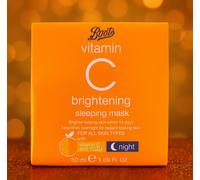 Boots Vitamina C Illuminante da Notte Addormentato Maschera 50ml