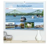 Bootstouren in und um Berlin (hochwertiger Premium Wandkalender 2026 DIN A2 quer), Kunstdruck in Hochglanz: Berlin und Potsdam vom Wasser aus erleben
