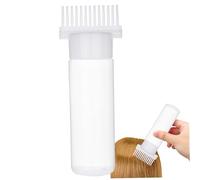 BOOTTO COMPLICATORE OLIO DI PACCOLA BOTTIGLIO DI COMPICATORE A 180 ML BOTTO COMPLICATORE CON Scala chiara e 13 prese d'olio Bottiglia tintura per capelli portatile Bianco