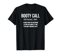 Booty Call Noun Definizione T-Shirt Maglietta, Uomo, Nero, 3XL