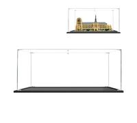 BOOVAX Teca Vetrina per Lego 21061, Acrilico Trasparente Vetrina Collezione Espositiva per Notre-Dame de Paris - 45x25x35cm