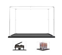 BOOVAX Teca Vetrina per Lego 21323 75827, Acrilico Trasparente Collezione Espositiva per [Ghostbusters Caserma/Pianoforte a Coda] - 45x40x40cm