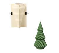 BOOWAN NICOLE Gli stampi per candele sono utilizzati per la produzione di alberi di Natale, regali di decorazioni natalizie e stampi per candele dell'albero di Natale (LZ0651-3)