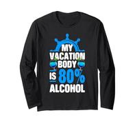 Booze Cruise Design con grafica per bere Maglia a Manica