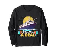 Booze Cruise Vibes Bere Design Nave da crociera Maglia a Manica