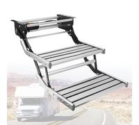 BOOZXCV Gradino Elettrico a Strato Singolo/Doppio, Scale retrattili Automatiche per Camper, con Design Impermeabile, SingleLayer (Doublelayer)