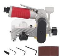 BOOZXCV Levigatrice pneumatica a Nastro pneumatica, trafilatrice pneumatica, levigatrice pneumatica a Nastro da 60 * 260 mm, lucidatrice pneumatica