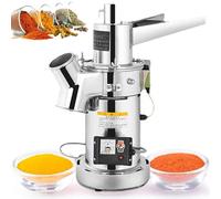 BOOZXCV Mulino Elettrico per Cereali Sicuro Macinatore di Spezie e Erbe ad Alta velocità Macchina da Macinazione Superfine Commerciale Polverizzatore di Cibi Secchi può Frantumare (Six)