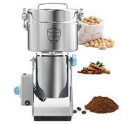 BOOZXCV Mulino per Cereali Elettrico, macinatore Commerciale ad Alta velocità per spezie, macinatore Dry in Acciaio Inox Sicuro per Farina, Grano, Noci, Mais, Riso, Pepe, Erbe, caffè, 4500 (3500)