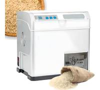 BOOZXCV Separatore Automatico di crusca di Riso 30 kg/H, sbucciatrice Domestica di Cereali con cassetto Estraibile e Regolazione della velocità Doppia, Macchina elettrica per macinare