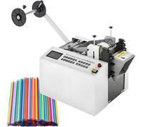 BOOZXCV Tagliatubi termoretraibile Automatico in PVC e PE, Macchina per Il Taglio preciso ed efficiente di Tubi con Diametro Massimo di Taglio di 1/2" con Controllo a microcompute