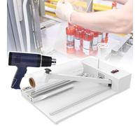 BOOZXCV Termosigillatrice termoretraibile Macchina termoretraibile, Compatibile con Film POF in PVC, Dispositivo di sigillatura per imballaggio di Libri Commerciali, 30 cm / 11,8" (45cm)