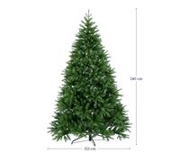 BOP Albero di Natale Narciso, chioma 100% in PE Real Touch, Molto Realistico