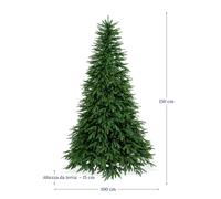 BOP Albero di Natale Orione, in PE Real Touch e PVC, Folto e Molto Realistico