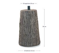 BOP Base Tronco Nature per Alberi di Natale fino a 270 cm, Molto Realistica